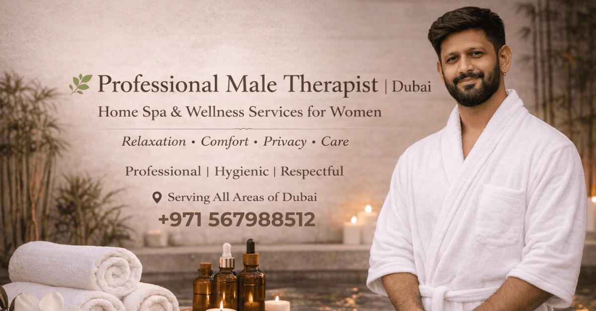 Dubai male therapist home service — photo 1